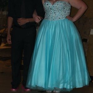 Plus Size Prom Gown